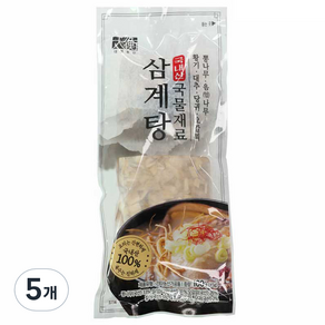 조은약초 대형삼계탕 국물재료, 100g, 5개