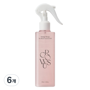 그로우어스 데미지 테라피 노워시 트리트먼트 EX, 6개, 250ml