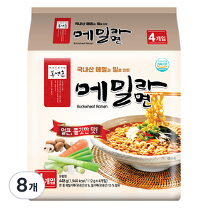 봉평촌 메밀라면 112g, 8개