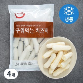 세미원 구워먹는 치즈떡 (냉동), 1kg, 4개