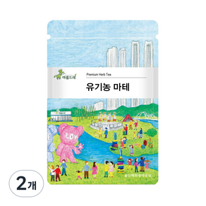 아름드레 삼각티백 유기농 마테, 1.1g, 25개입, 2개