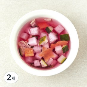 킨더가든 어린이 채소피클, 140g, 2개