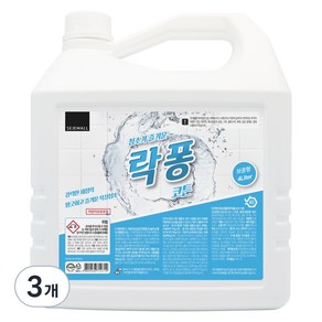 락퐁 욕실세정제 코튼향, 4L, 3개