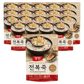 양반 전복죽, 420g, 20개