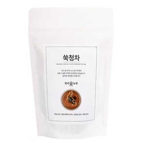 청년농원 저온가공 쑥청차 삼각티백, 1g, 50개입, 1개