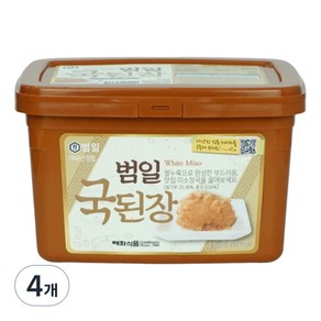 범일 국된장, 3kg, 4개