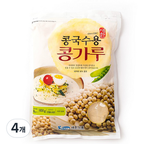 새한 콩국수용 콩가루, 4개, 850g