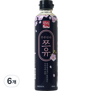 한라식품 주부천하 쯔유, 500ml, 6개