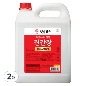 햇살담은 두번 달여 더 진한 진간장, 5L, 2개