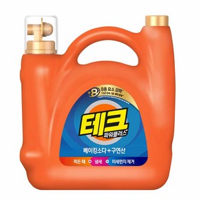 테크 베이킹소다 구연산 파워플러스 액체세제 본품, 1개, 5.5L