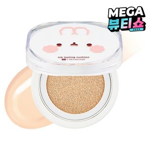 더페이스샵 잉크래스팅 쿠션 슬림핏 뉴 몰랑이 에디션, [기획] 애프리콧 베이지, 1개