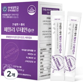 연세생활건강 연세헬스케어 패밀리 루테인 안 30p, 60g, 2개