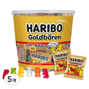 하리보 골드베렌 젤리 93개입, 1kg, 5개