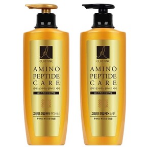 엘라스틴 아미노펩타이드 고영양 모발케어 컨디셔너 600ml + 샴푸 600ml, 1개