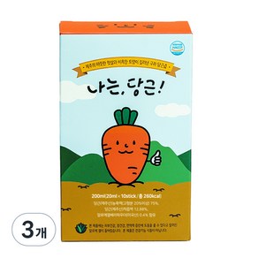 나는 당근 농축 스틱 10p, 200ml, 3개