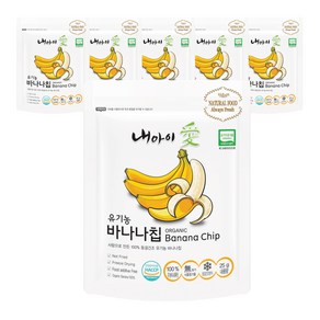 내아이애 동결건조 과일칩, 25g, 6개