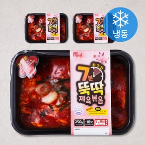 미트디자이너스 7분뚝딱 제육볶음 3팩 (냉동), 750g, 1개