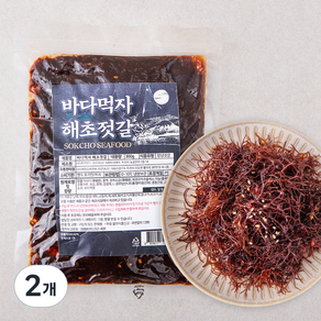 속초바다먹자 해초젓갈, 300g, 2개