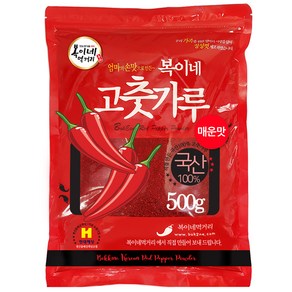 복이네먹거리 국산 고추가루 매운맛 청양20% 김치용, 500g, 1개