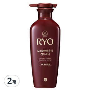 려 클래식 모발영양 윤기 컨디셔너 발효 동백 오일, 2개, 400ml