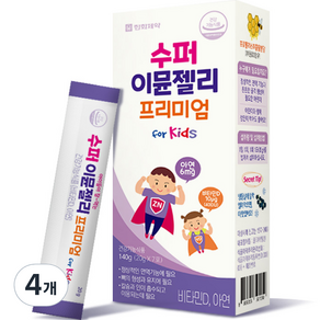 한화제약 수퍼 이뮨젤리 프리미엄 7p, 140g, 4개