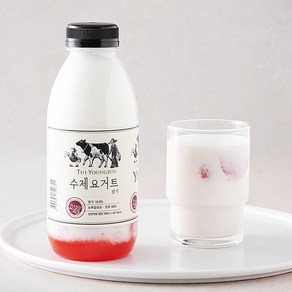 영준목장 수제 요거트 딸기, 500ml, 1개