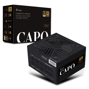 엔클롬 CAPO 850W 80PLUS골드 풀모듈러 파워서플라이 ATX3.1 블랙