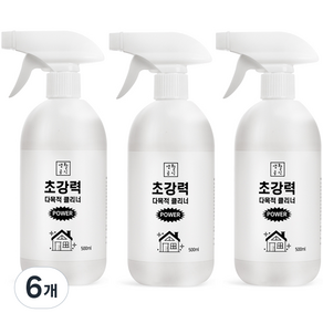 생활공식 초강력 다목적 클리너, 500ml, 6개