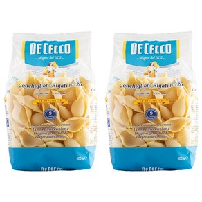 데체코 꼰낄리오니 리가띠 파스타, 500g, 2개