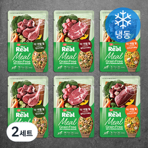 하림더리얼 밀 그레인프리 강아지화식 양고기 60g x 2p + 오리고기 60g x 2p + 돼지고기 60g x 2p 세트, 2세트