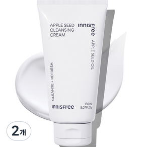 이니스프리 New 애플 씨드 클렌징 크림, 150ml, 2개