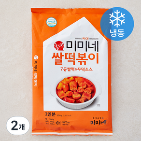 미미네 쌀떡볶이 (냉동), 500g, 2개