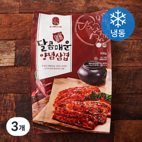 달구벌명가 달콤매운 양념삼겹 (냉동), 300g, 3개