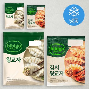 비비고 왕교자 1.05KG 2P + 김치 왕교자 420g 2P (냉동), 1세트