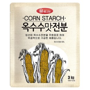 움트리 옥수수전분, 3kg, 1개