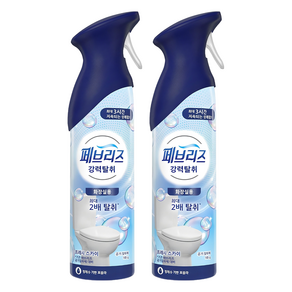 페브리즈 에어 화장실용 강력 탈취제 프레시 스카이 본품, 165g, 2개