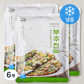 서울마님 부추전 반죽 (냉동), 250g, 6개