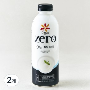 요플레 제로 드링크 무당 플레인, 700ml, 1개입, 2개
