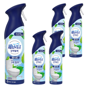 페브리즈 에어 화장실용 강력탈취 프레시 가든 본품, 165g, 5개