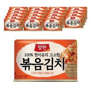 양반 볶음김치 캔, 160g, 20개