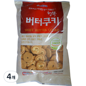 신흥 행복 버터 쿠키, 1kg, 4개