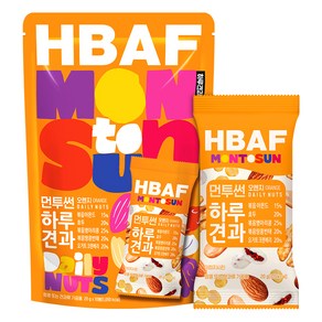 HBAF 먼투썬 하루견과 오렌지, 1개