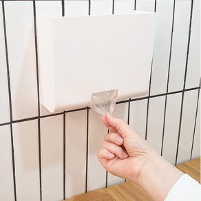 나우필 부착식 위생장갑 비닐 정리용품, 화이트, 1개