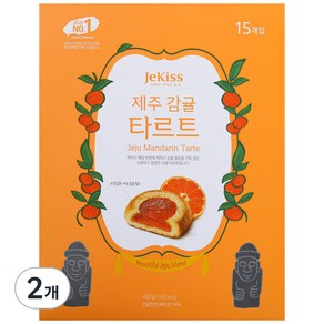 제키스 제주 감귤 타르트, 420g, 2개