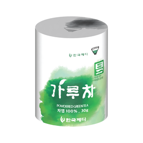 한국제다 가루녹차, 30g, 1개