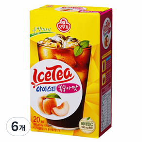 오뚜기 아이스티 복숭아맛