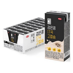 완전두유 검은콩 17곡 고칼슘, 190ml, 24개