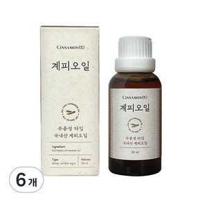 시나몬이오 계피오일, 30ml, 6개