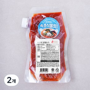 주비푸드 속초식 물회소스, 500g, 2개