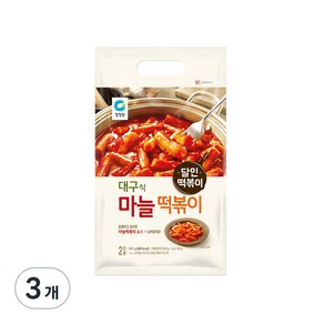 청정원 마늘 떡볶이, 380g, 3개